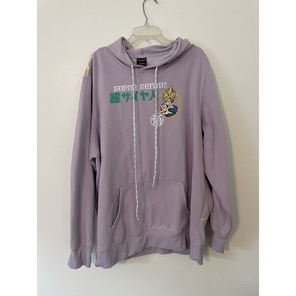 Dragon Ball Z Hoodie Sweatshirt XXL Goku Super Saiyan Toei Animation Tag Anime - Picture 1 of 6